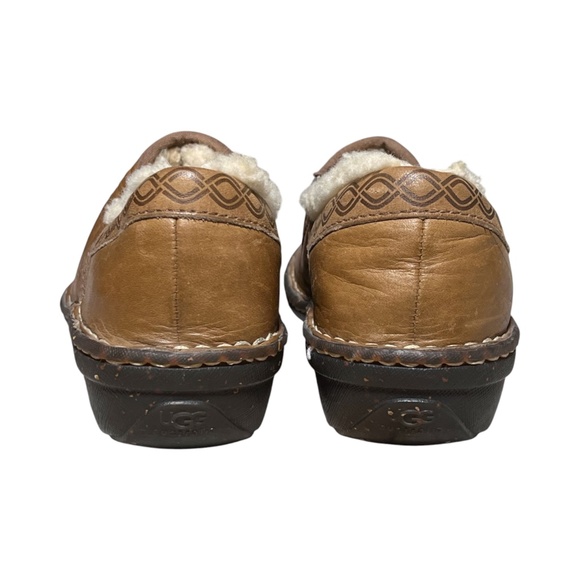 UGG Australia Women's Bettey Tan Slip On Lined Moccasins Clogs Size 7 Model 1928 - Picture 7 of 11